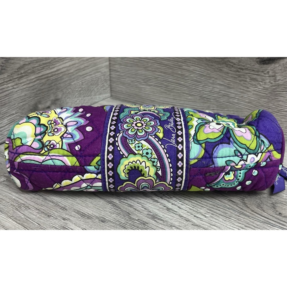 Purple Floral Makeup Bag By Vera Bradley - Picture 4 of 7